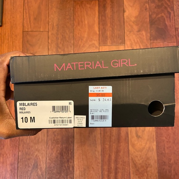 Red Strappy Heels Wmns sz 10 - Picture 5 of 5